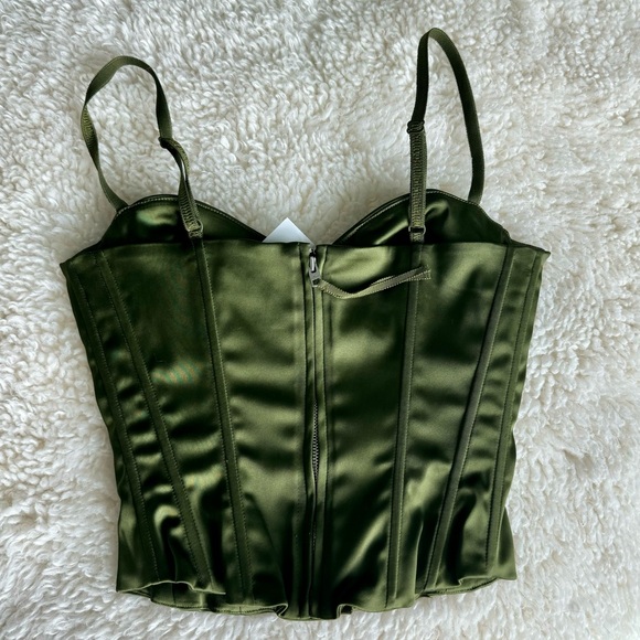 Aritzia Satin Bustier - Picture 2 of 4